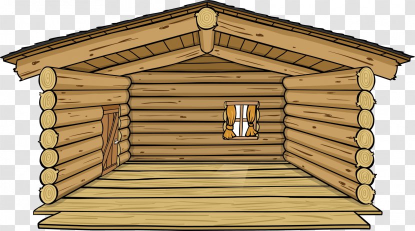 Club Penguin Log Cabin Cartoon Igloo Clip Art - Nightclub Transparent PNG