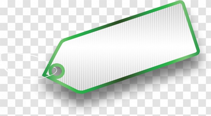 Green White - Label Edge Transparent PNG