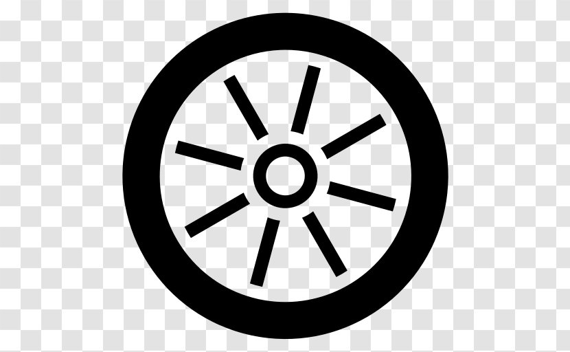 Drawing Car Wheel Clip Art - Spoke Transparent PNG