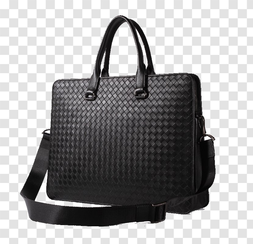 Briefcase Handbag Leather Designer - Satchel - Shengdabaoluo Woven Bag Transparent PNG