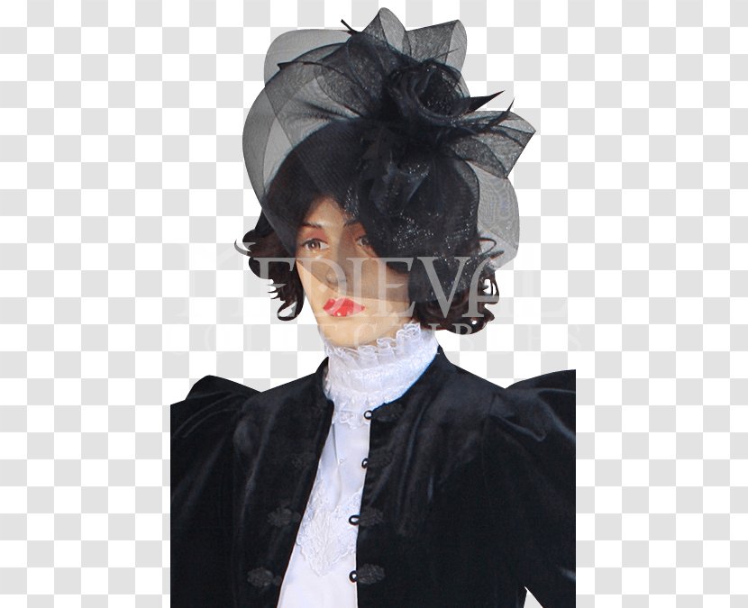 Headpiece Hat Veil Hood Tricorne - Wig Transparent PNG