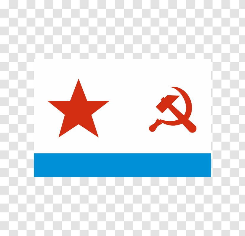 Soviet Union Navy Flag Ensign Of The Russian - Red Transparent PNG