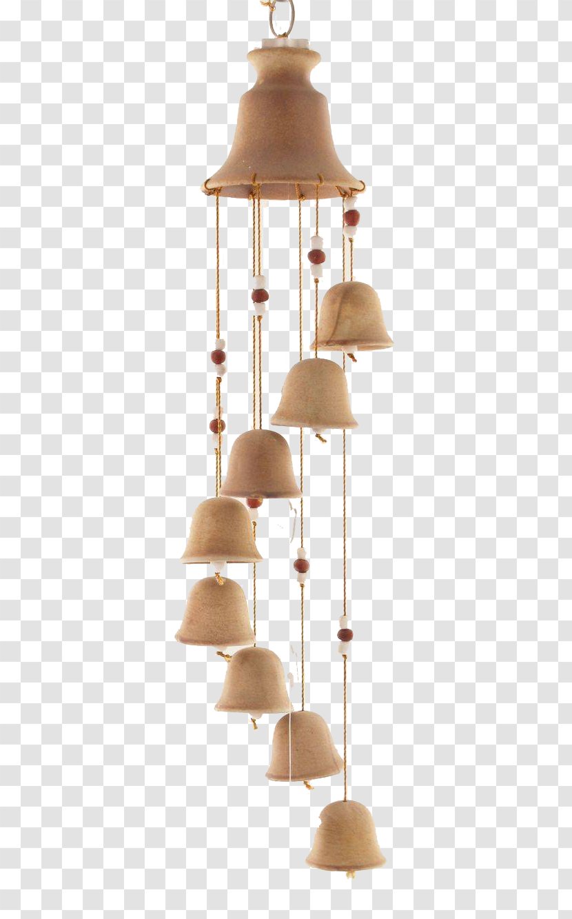Wind Chime Ceramic Bell Clay - Cartoon - Simple Chimes Transparent PNG