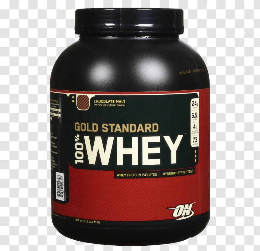Optimum Nutrition Gold Standard 100% Whey Protein Isolate Dietary Supplement - 100 - Games Shelti Transparent PNG