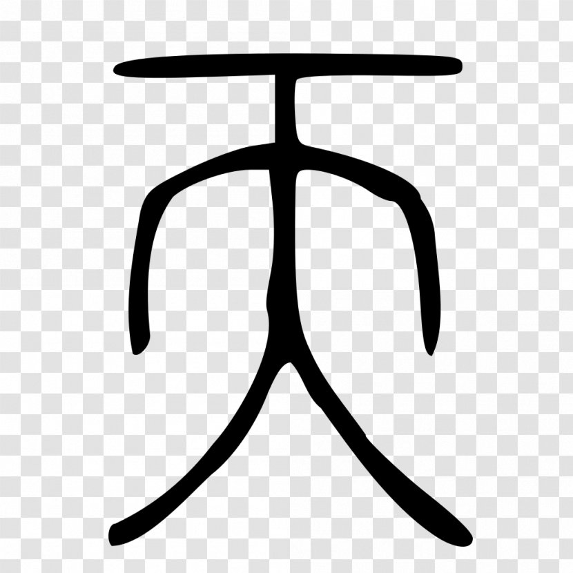 Legalism Zhou Dynasty Symbol Chinese Characters Tian - Hu Yi Transparent PNG