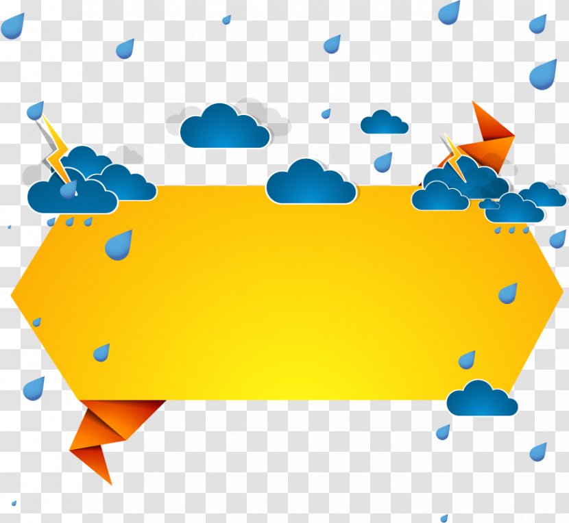Euclidean Vector Speech Balloon Text Download - Yellow - Cloud Computing Material Transparent PNG