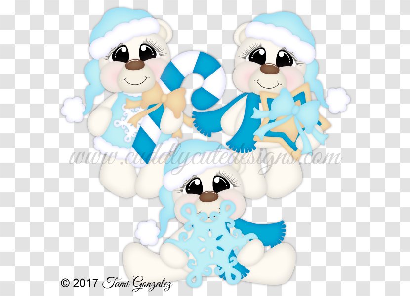 Polar Bear Candy Cane Stuffed Animals & Cuddly Toys Textile - Toy Transparent PNG