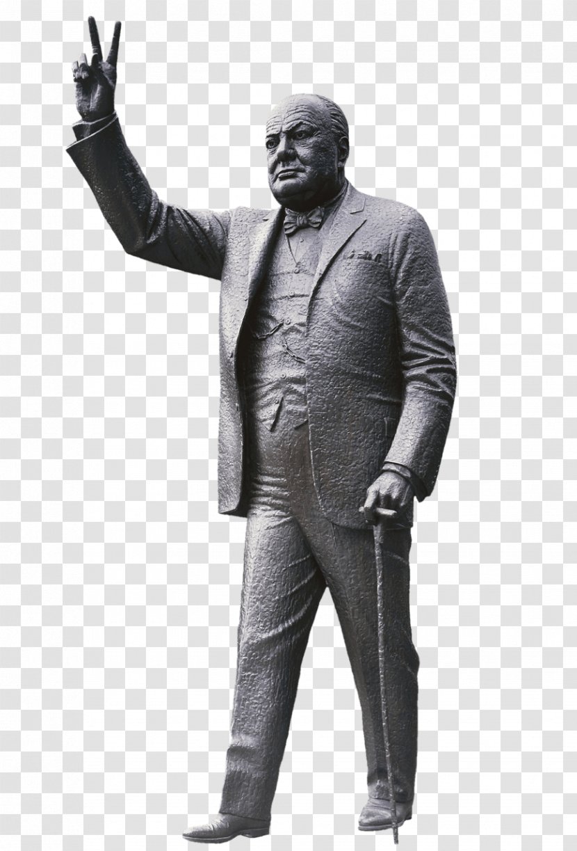 Politician Statue - April Shower - Winston Churchill Transparent PNG