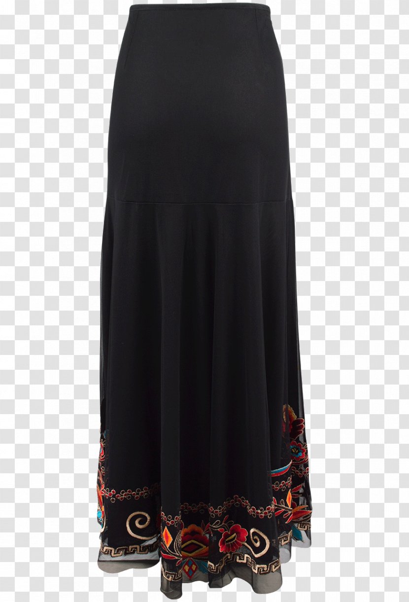 Dress Skirt Waist Black M - Long Transparent PNG
