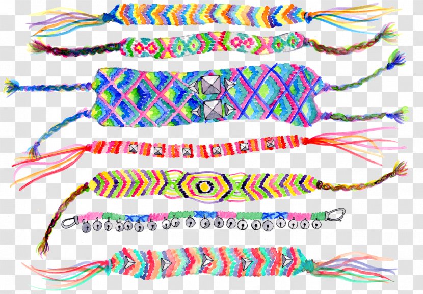 Line Font - Text - Friendship Bracelets Transparent PNG