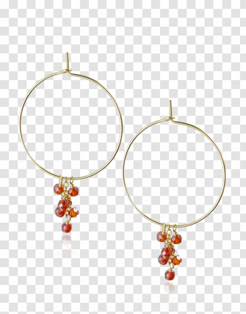Earring Garnet Jewellery Gemstone Gold-filled Jewelry - Making - Hanging Beads Transparent PNG