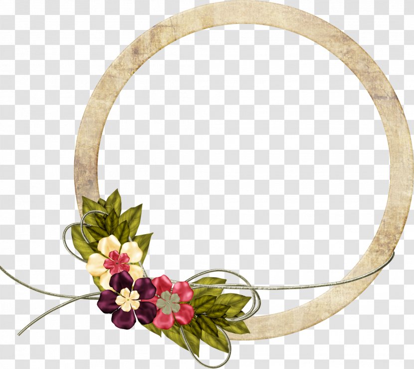 Flower Picture Frames Mirror - Hair Accessory - Cute Frame Transparent PNG