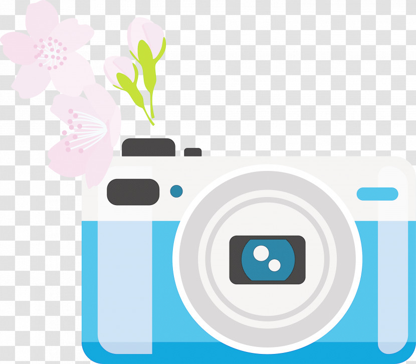 Camera Flower Transparent PNG