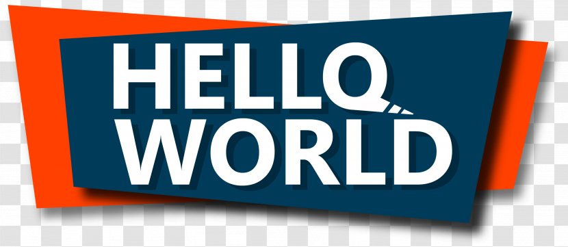 Business Child Brand Sticker School - Hello World Transparent PNG