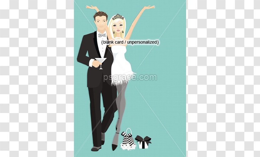 Wedding Invitation Bridal Shower Bridegroom Engagement Party - Cartoon - Bride Transparent PNG