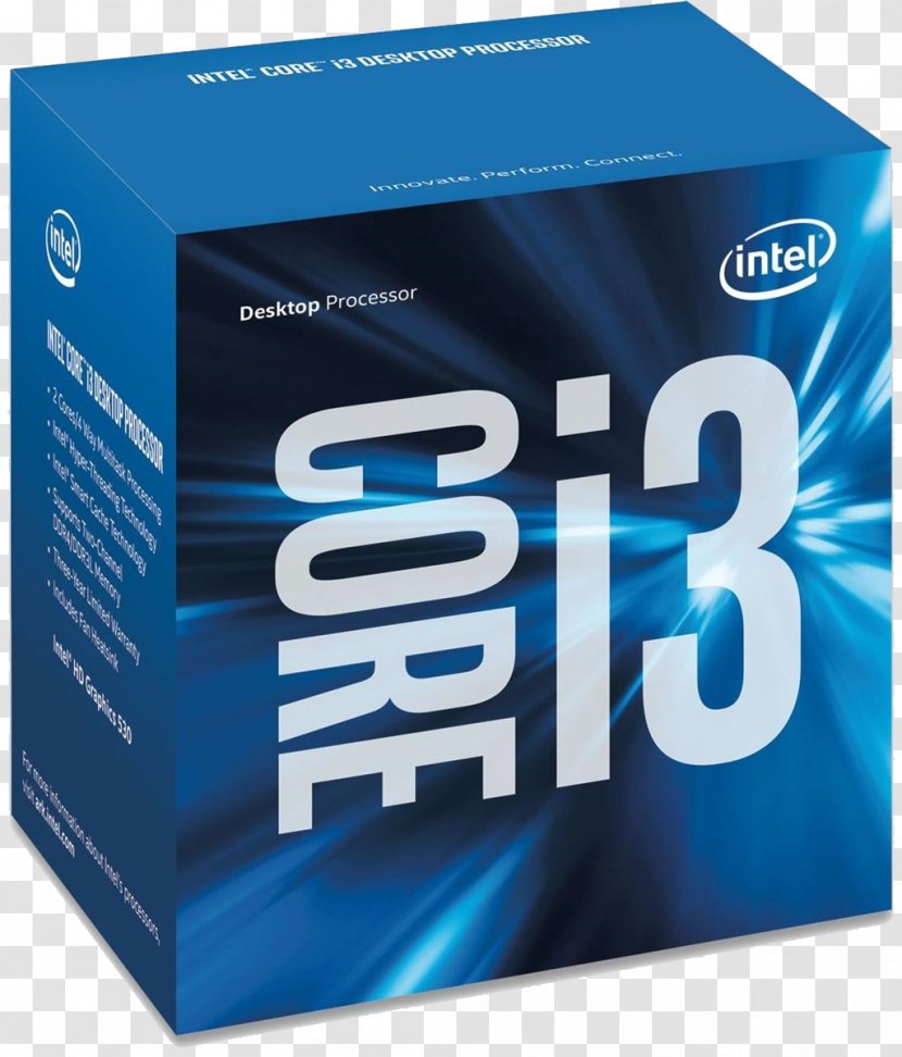 Intel Core I3-6100 LGA 1151 - Skylake Transparent PNG