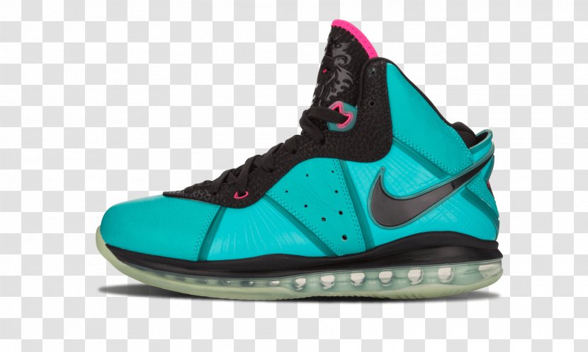 South Beach Miami Heat Nike Sneakers Air Jordan - Max - Lebron James Transparent PNG