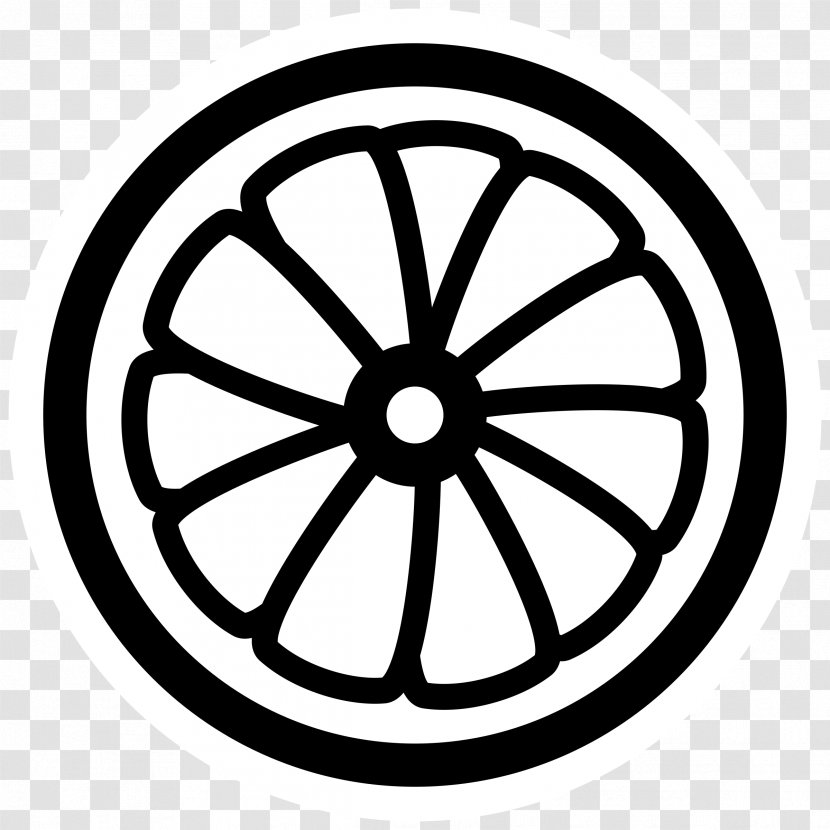 Car Wheel - Tire - Mono Transparent PNG