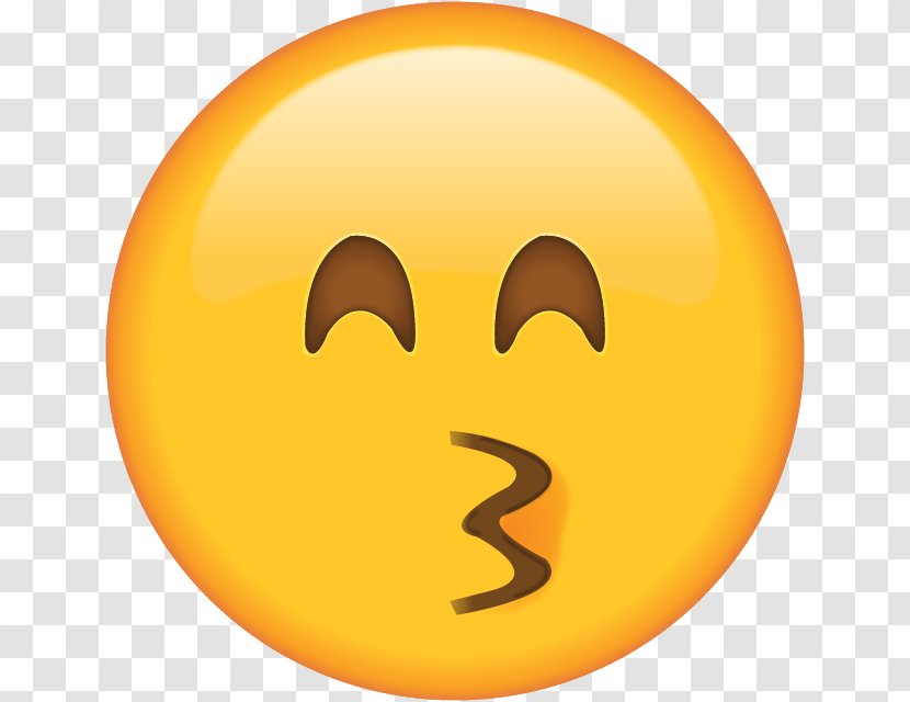 Emoji Smiley Kiss Emoticon - True Love Sends Good Gift Transparent PNG