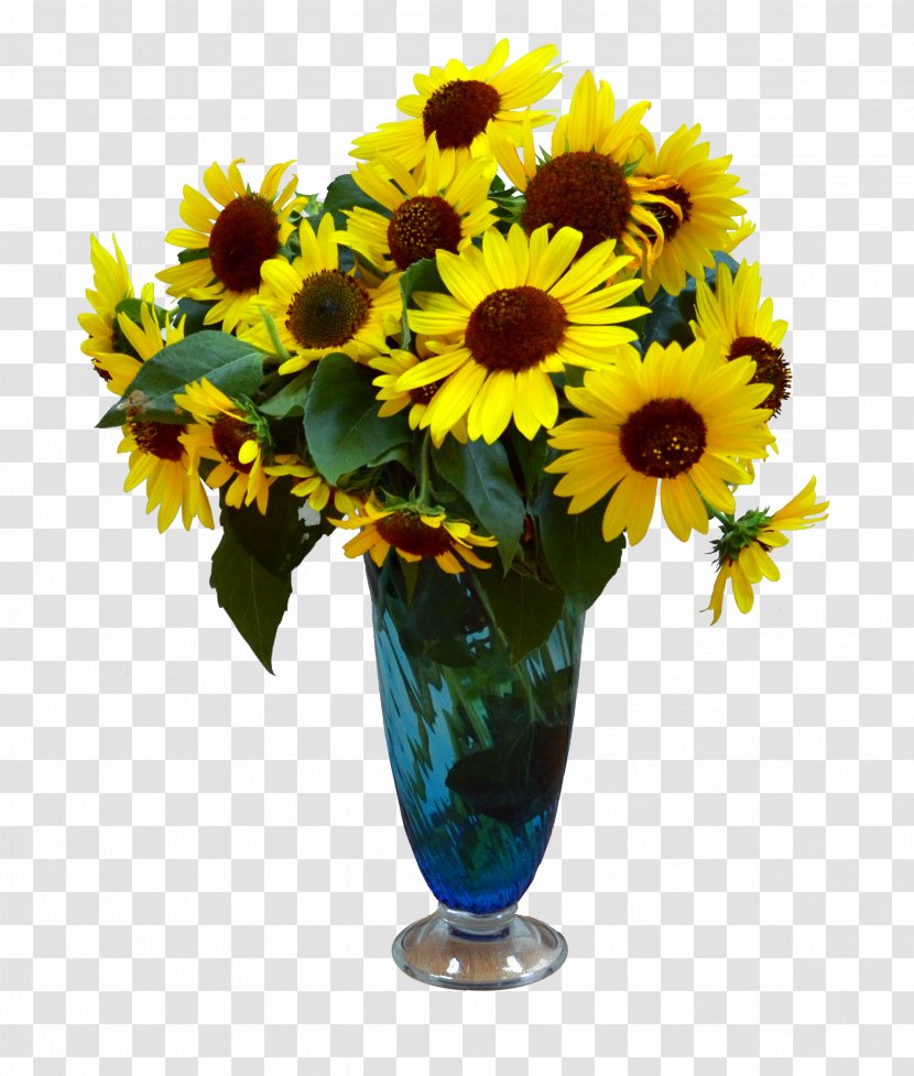 Vase Flower Bouquet Flowerpot Floristry - Daisy Family - Daisies Transparent PNG