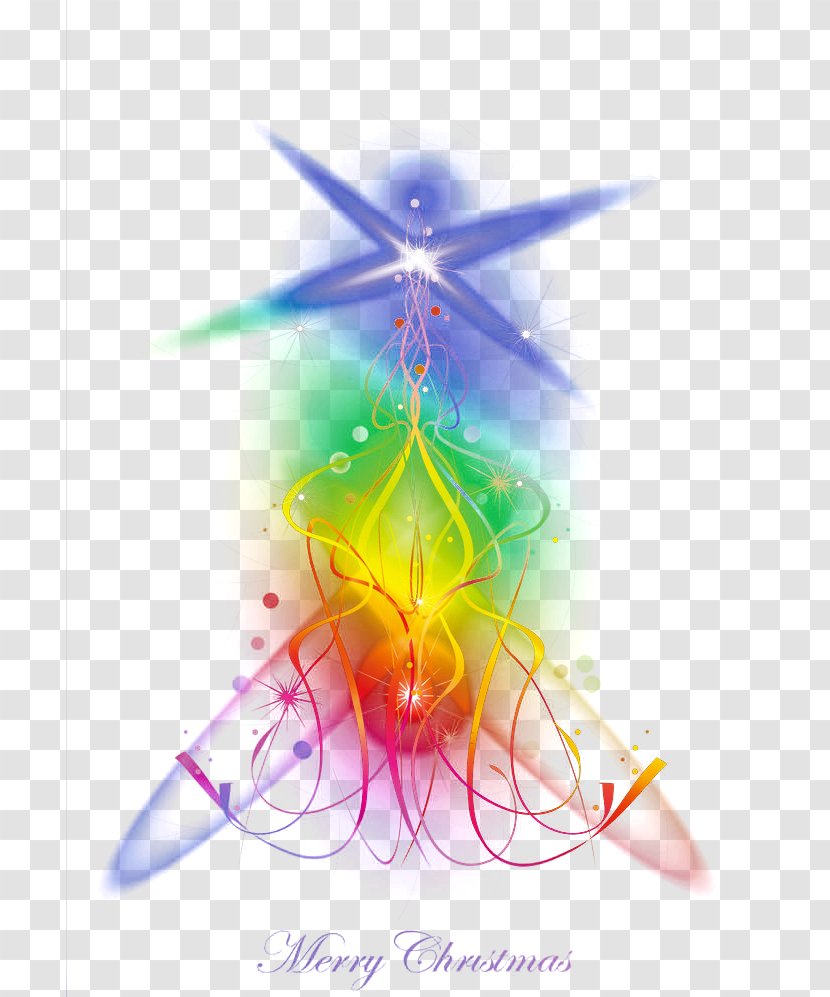 Light Graphic Design Christmas Tree - Extended Color Transparent PNG