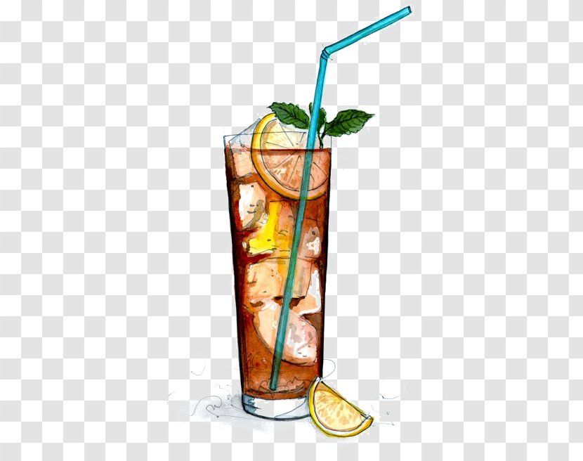Long Island Iced Tea Cocktail Vodka - Coffee - Lemonade Transparent PNG