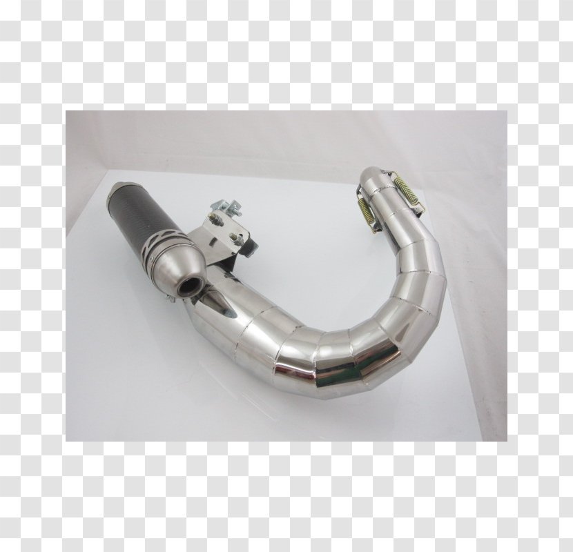 Exhaust System Pipe Vespa 50 Edelstaal - Metal Transparent PNG