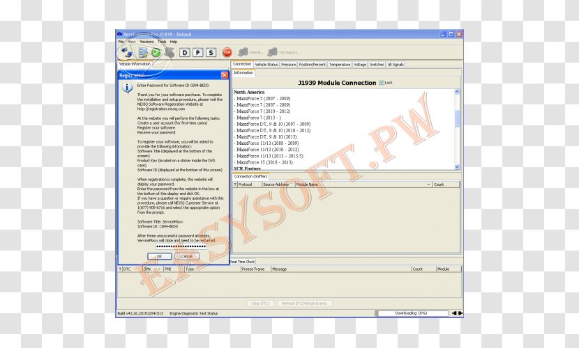 SAE J1708 Computer Software Navistar International J1939 Program - Vt Engine Transparent PNG
