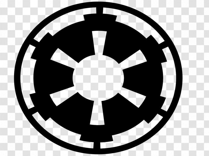 Galactic Empire Star Wars Stormtrooper Logo - Monochrome Photography ...