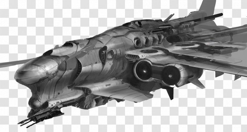 Spacecraft Concept Art Starship Future - Conceptual Design Science Fiction Transparent PNG