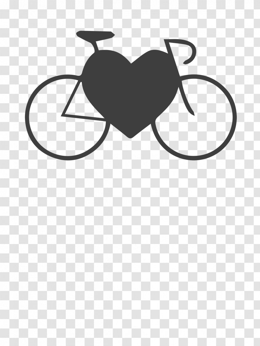 Clip Art Bicycle Drawing /m/02csf Cartoon - Flower - Cyclist Front Transparent PNG
