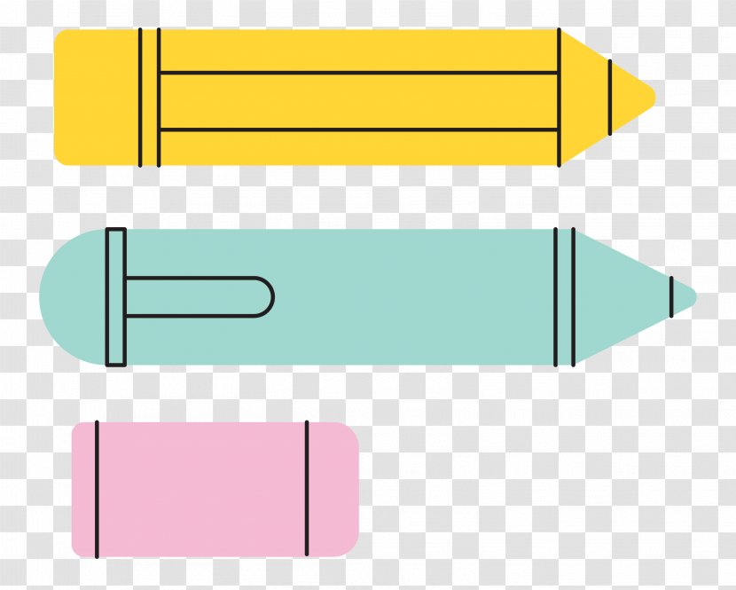 Pencil Eraser Natural Rubber - Pen Transparent PNG