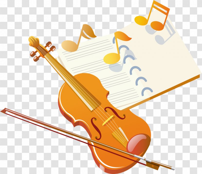 Musical Instruments Theatre Violin - Cartoon Transparent PNG