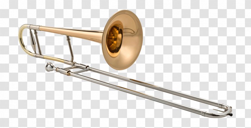 Trombone Brass Instrument Wind Musical Trumpet - Heart Transparent PNG
