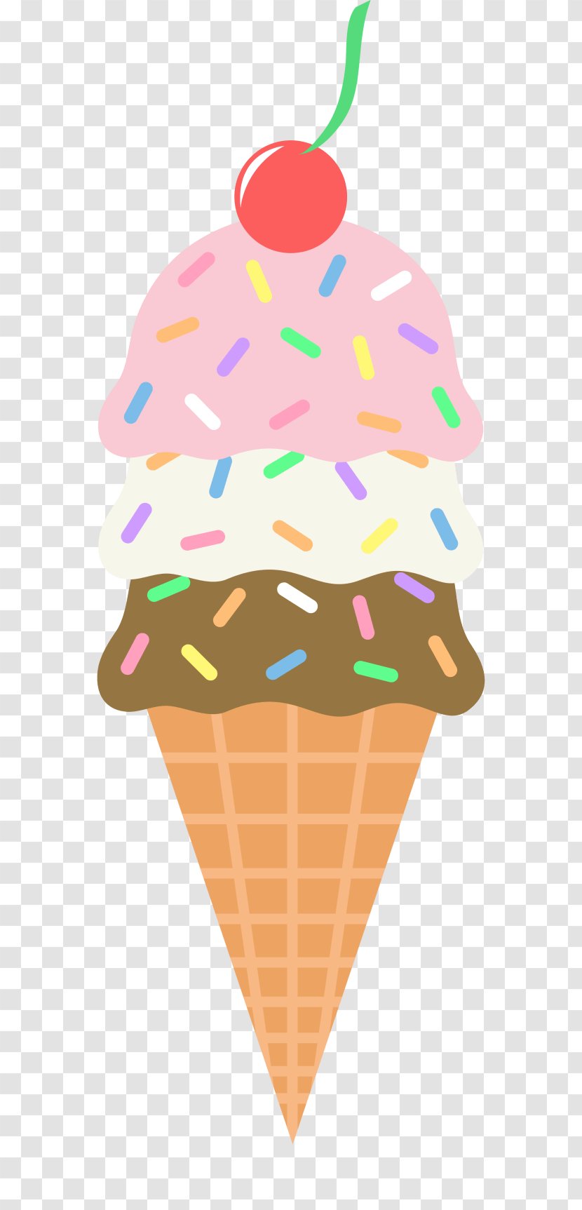 Ice Cream Cones Chocolate Sundae - Food Scoops Transparent PNG