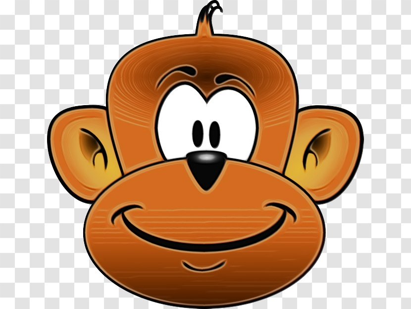 Orange - Happy Emoticon Transparent PNG