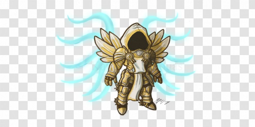 Diablo III Tyrael Fairy Clip Art - Membrane Winged Insect Transparent PNG