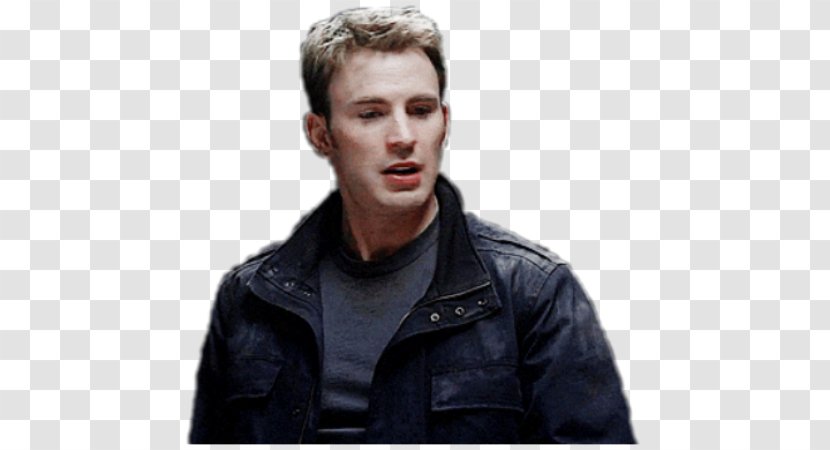 Marvel Avengers Assemble Captain America The Jacket Love - Neck - Chris Evans Transparent PNG