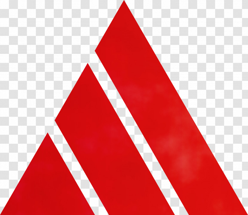 Red Flag Line Triangle Red Flag Transparent PNG