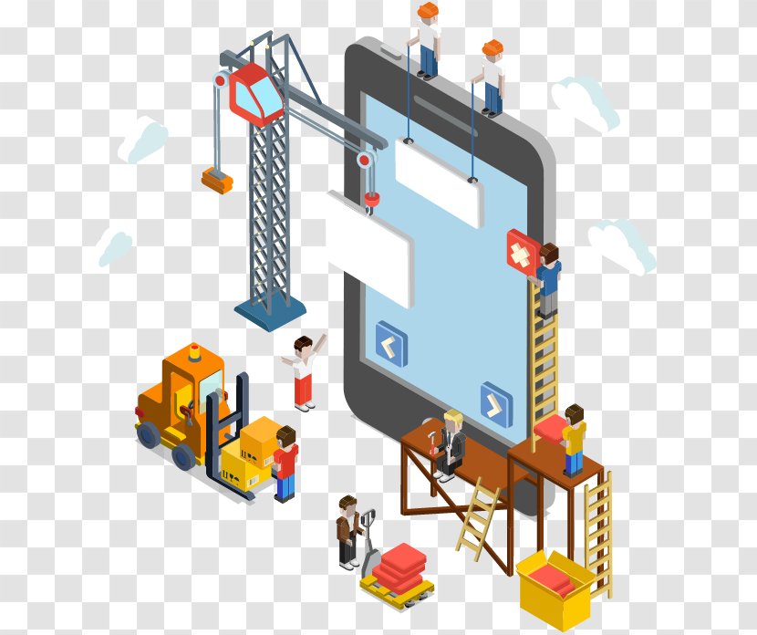 Web Development Mobile App Android Software - Machine - Website Under Construction Transparent PNG