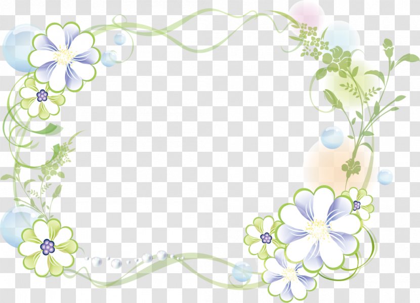 Adobe Illustrator - Picture Frame - Floral Border Design Transparent PNG