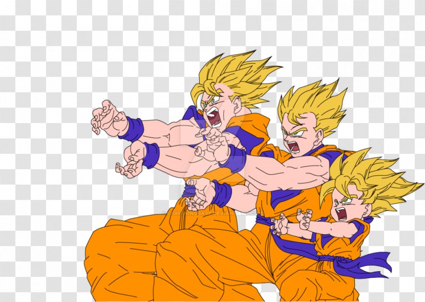 Gohan Goku Dragon Ball Z Dokkan Battle Goten FighterZ - Watercolor Transparent PNG