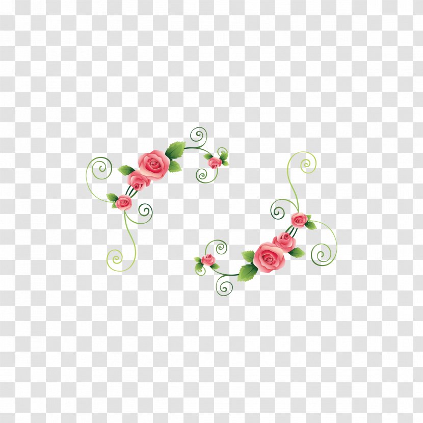 Daum - Blog - Floral Border Transparent PNG