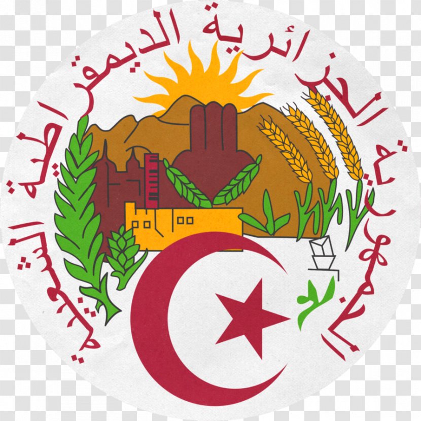 Emblem Of Algeria Coat Arms Stock Photography Flag - National Transparent PNG