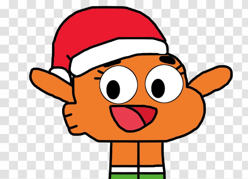 Darwin Watterson Anais Gumball Christmas Cap - Cartoon Transparent PNG