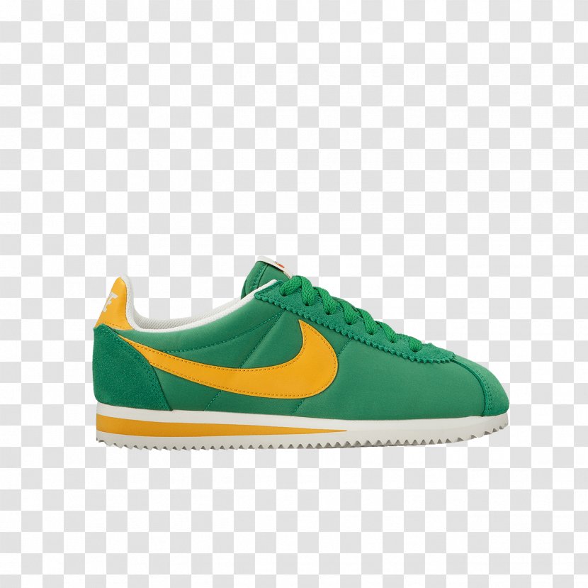Sneakers Nike Cortez Green Shoe - Turquoise Transparent PNG