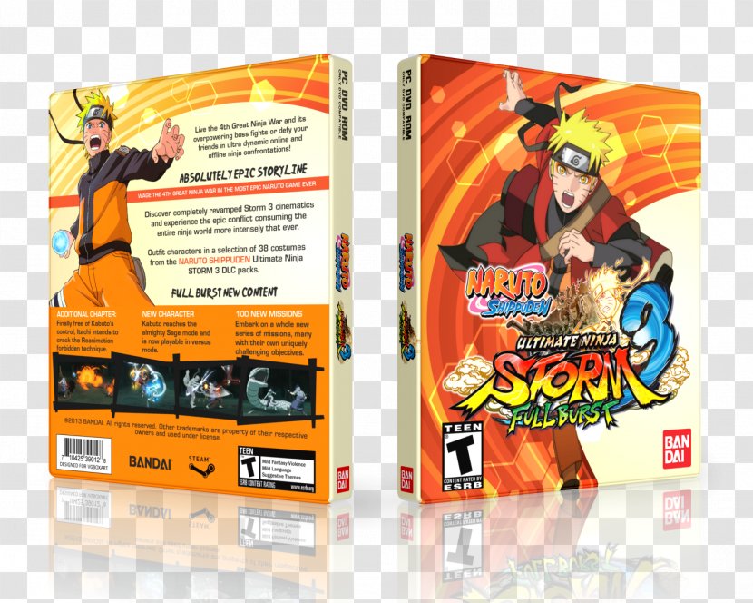 Naruto Shippuden: Ultimate Ninja Storm 3 Full Burst Naruto: Heroes Xbox 360 - Playstation 2 Transparent PNG