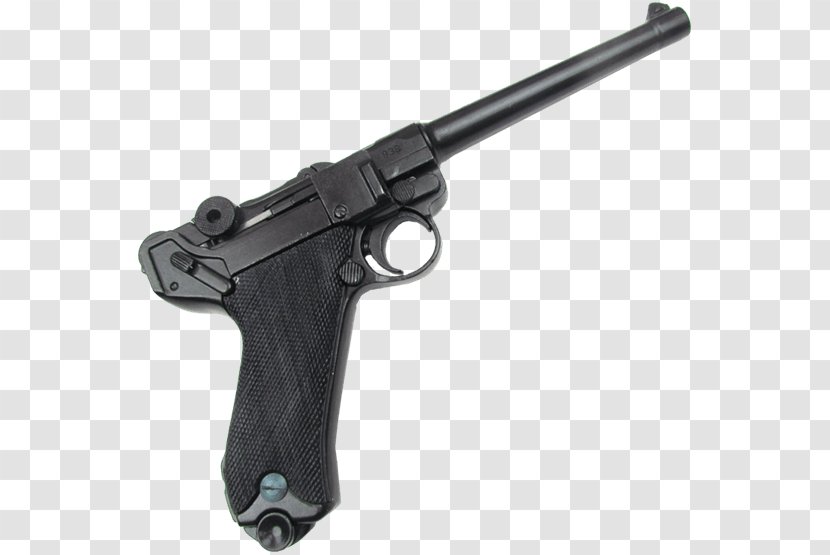 Trigger Firearm Luger Pistol Weapon - Ranged Transparent PNG