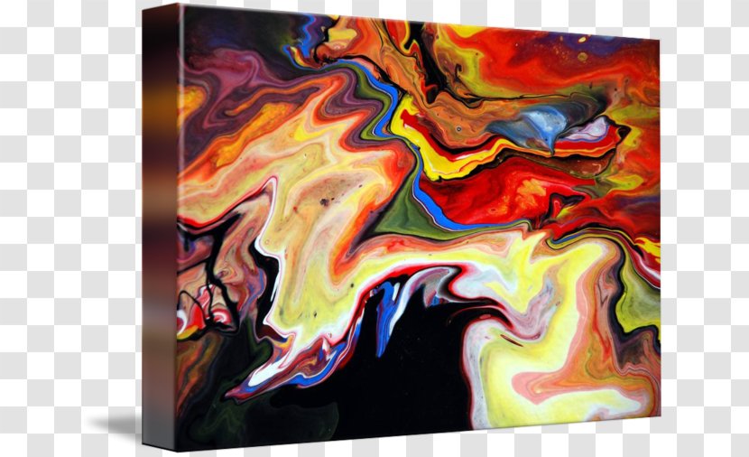 Acrylic Paint Painting Texture Abstract Art Transparent PNG