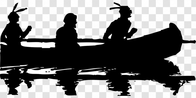 Canoe Native Americans In The United States Clip Art - Culture Of - Fishing Boat Transparent PNG